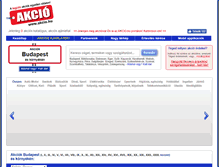 Tablet Screenshot of akcio.hu
